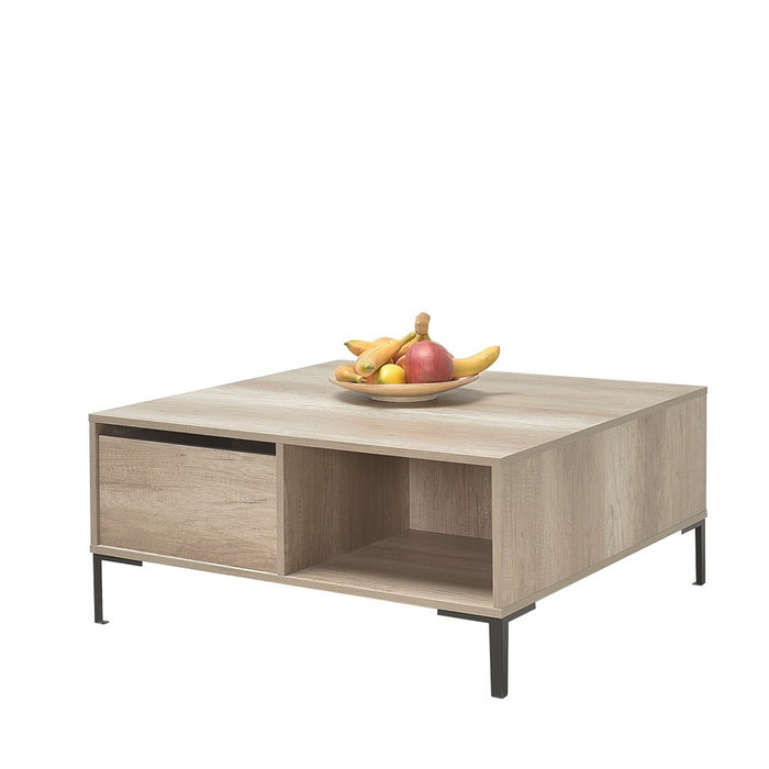 Hanah Home Mesa de Centro Topo con Estante de Almacenamiento